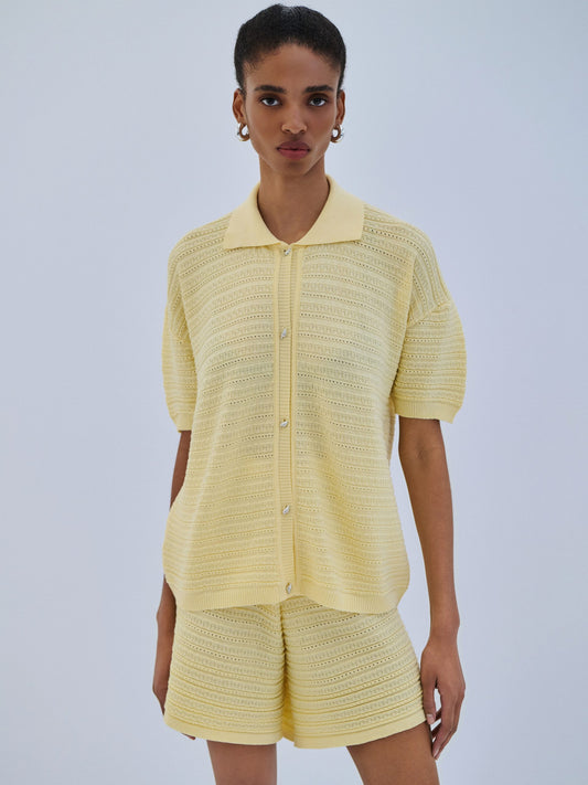 Cardigan Polo Buttons