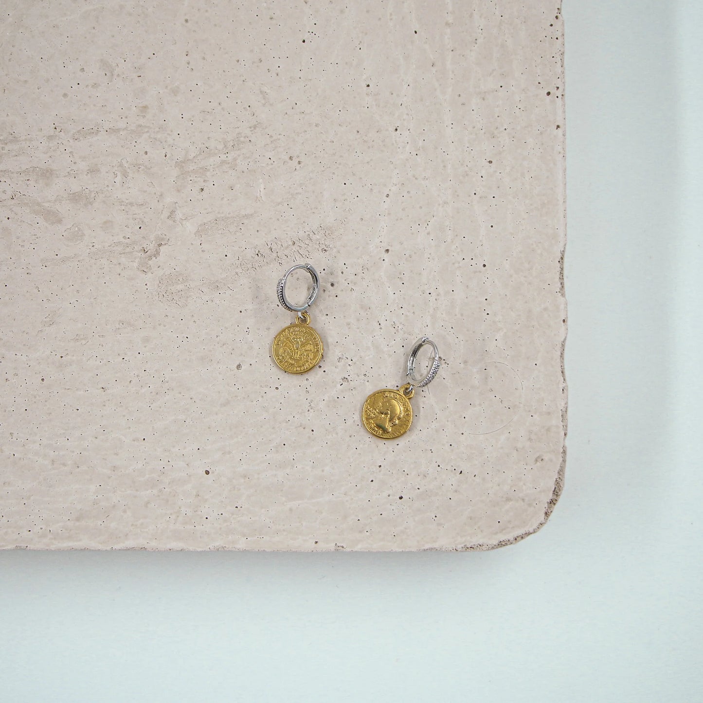 #0126-03 Coin Earrings