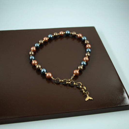 #0123-25 Colorful Pearls Necklace