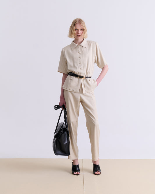 VK Beige Tailored Pants