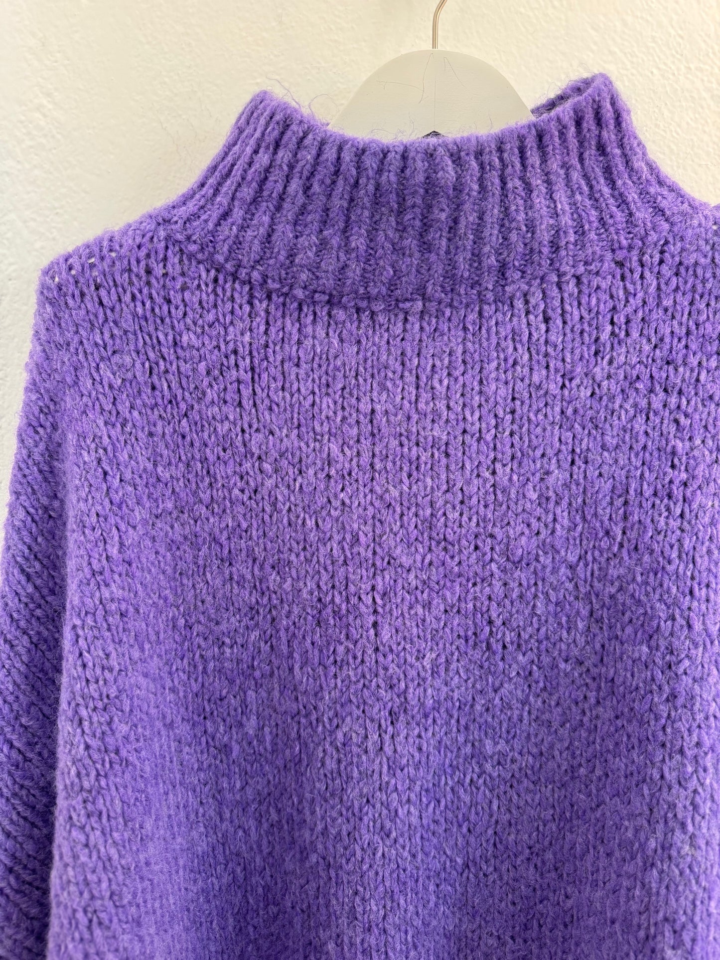 Long Sleeve Knitwear - Purple