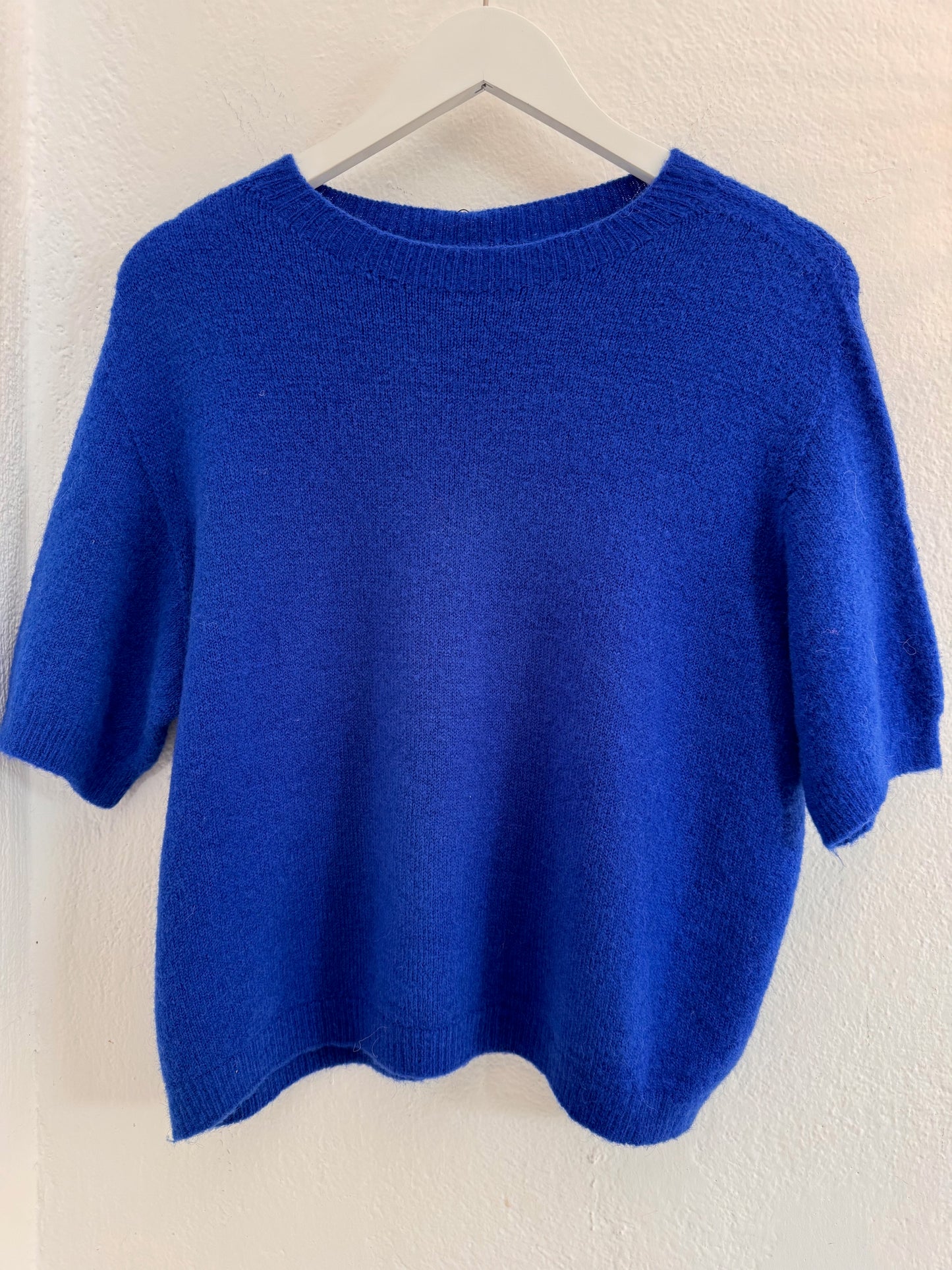 Short Sleeve Knitwear - Blue Royal