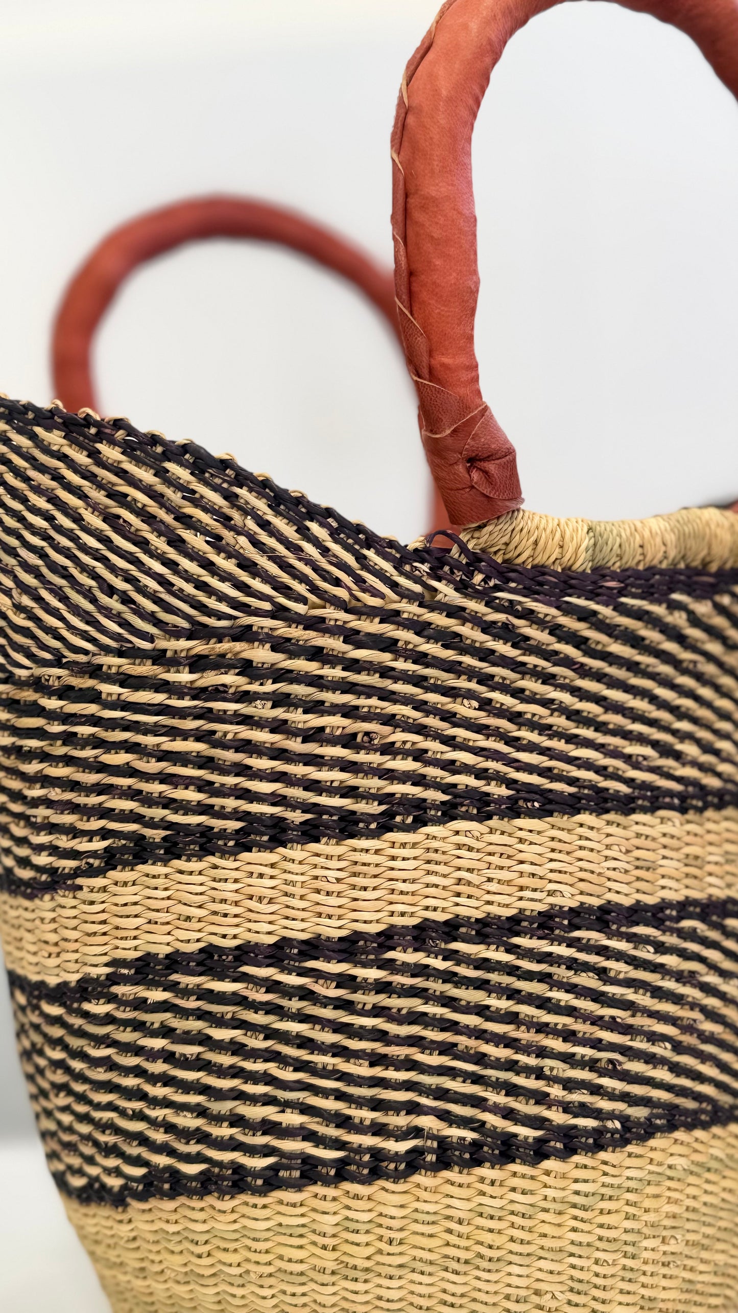 Ghana Bolga Bag Mini - Black