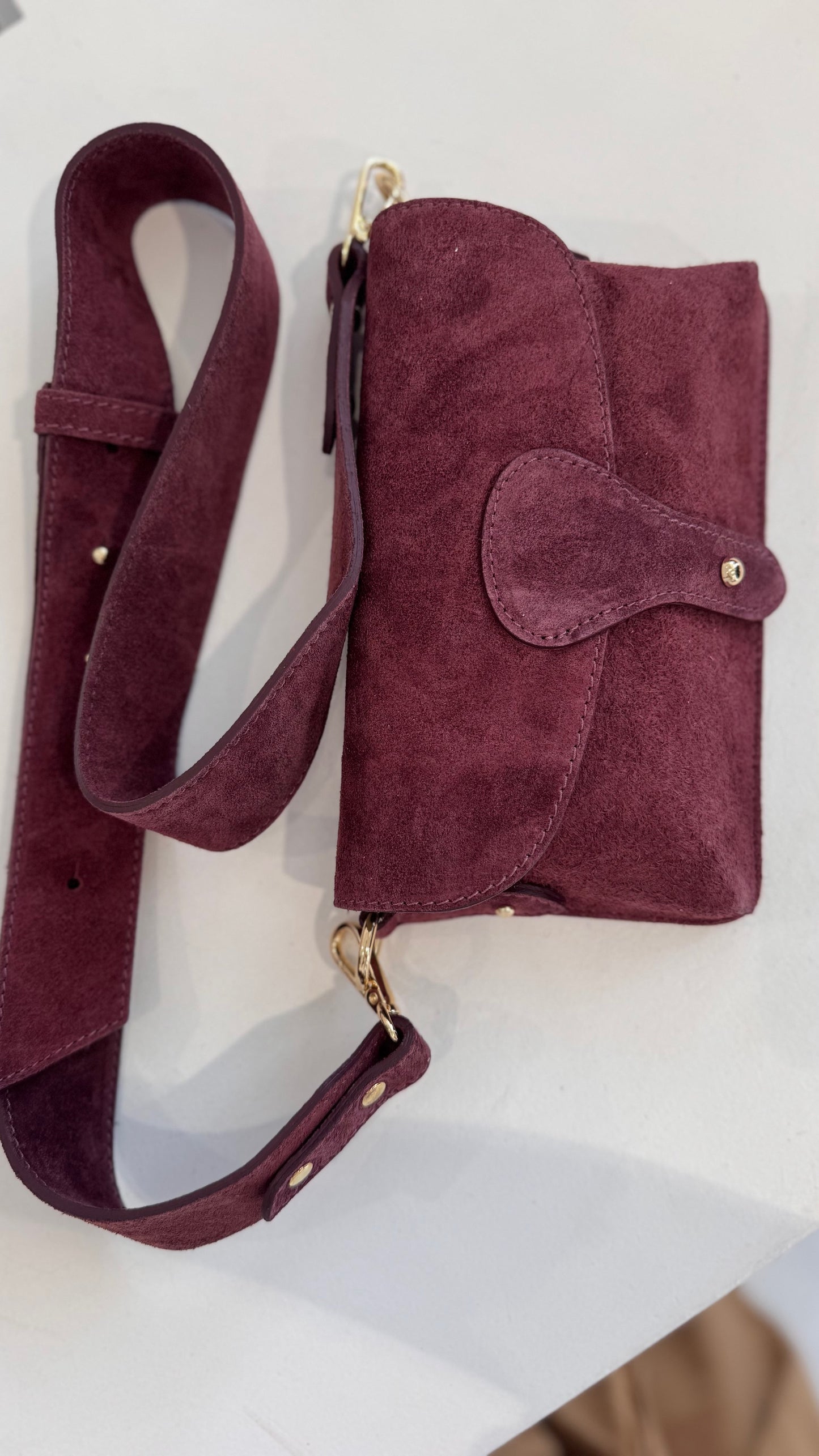 Suede Mini Bag