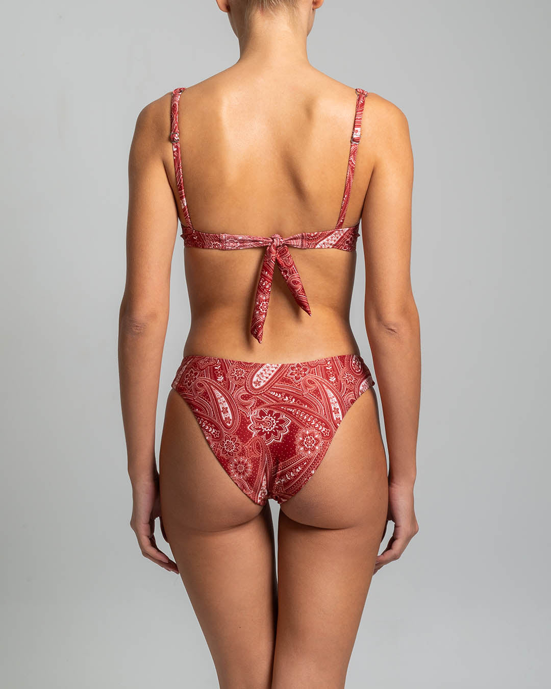 Irini Paisley Red Bikini