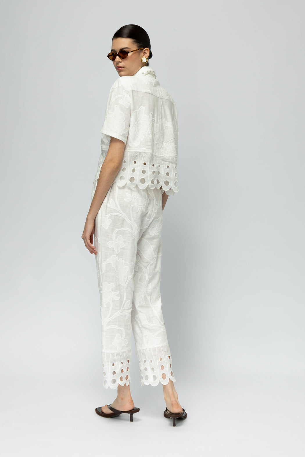 Island Escape White Pant