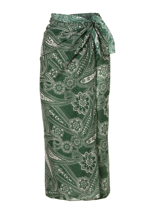 Jane Paisley Green Pareo