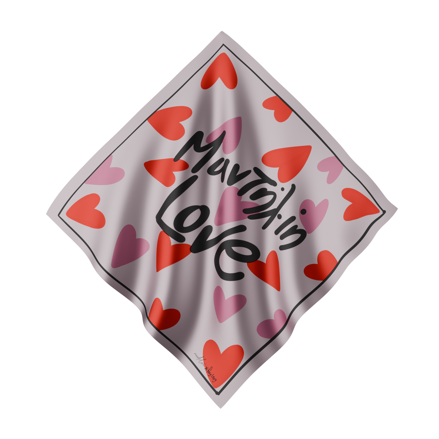 Μαντηλ in Love - Silk Scarf