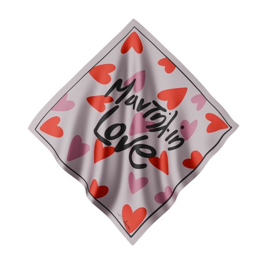 Μαντηλ in Love - Silk Scarf