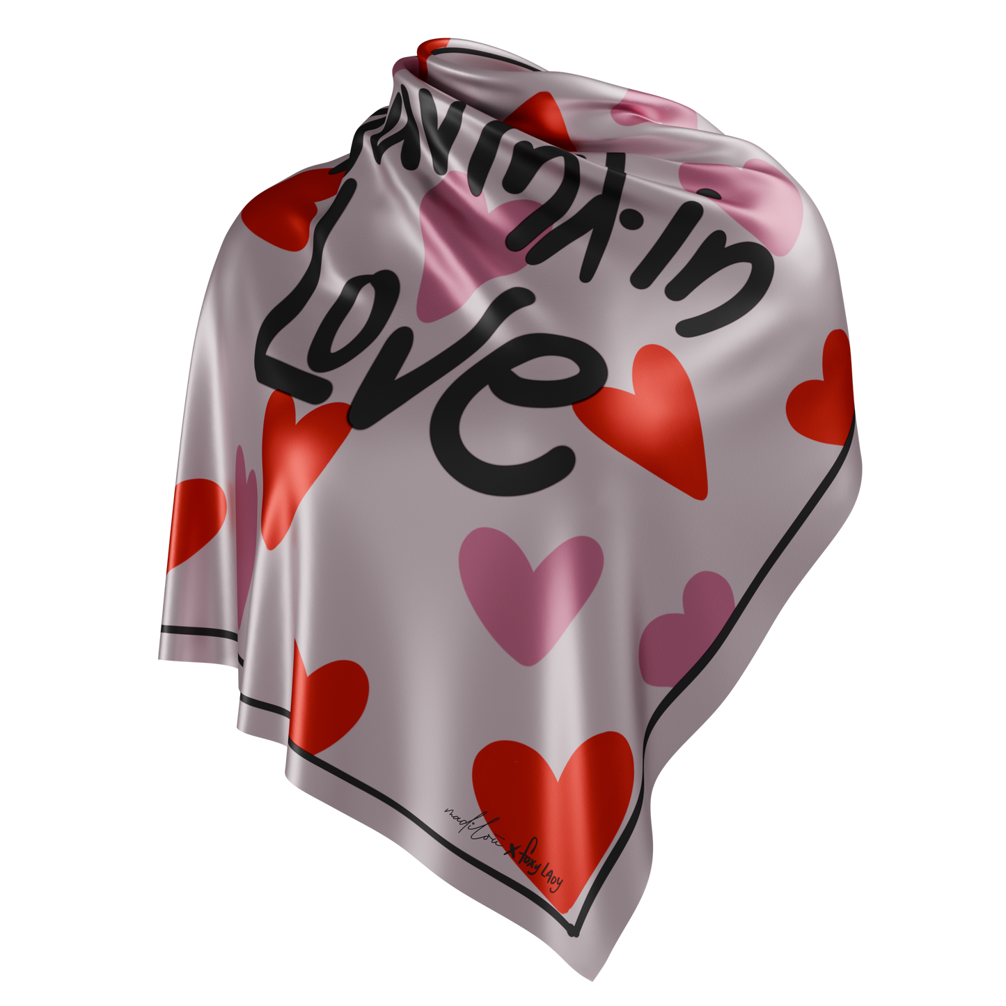 Μαντηλ in Love - Silk Scarf