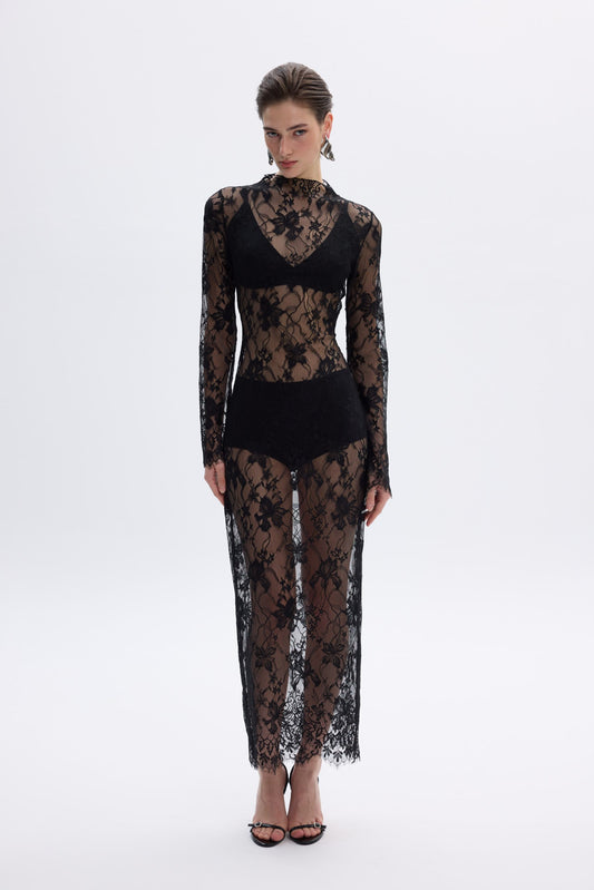 Midnight Lace Dress