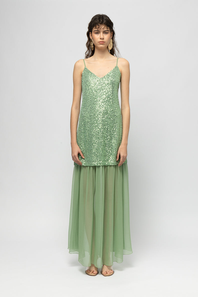Mirage Glow Mint Dress