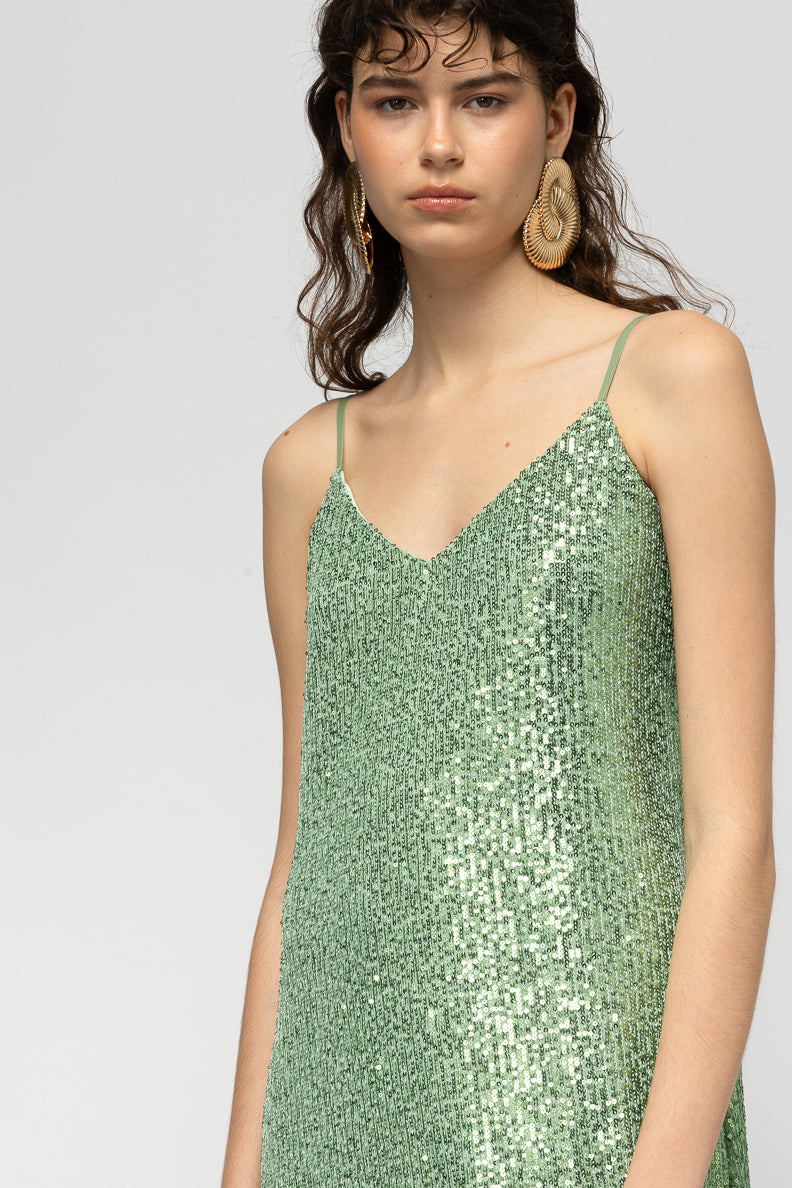 Mirage Glow Mint Dress