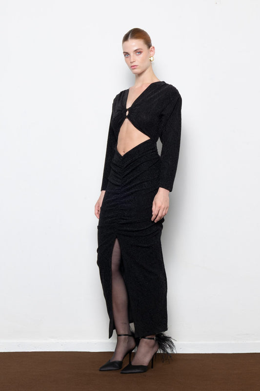 Mystike Black Dress