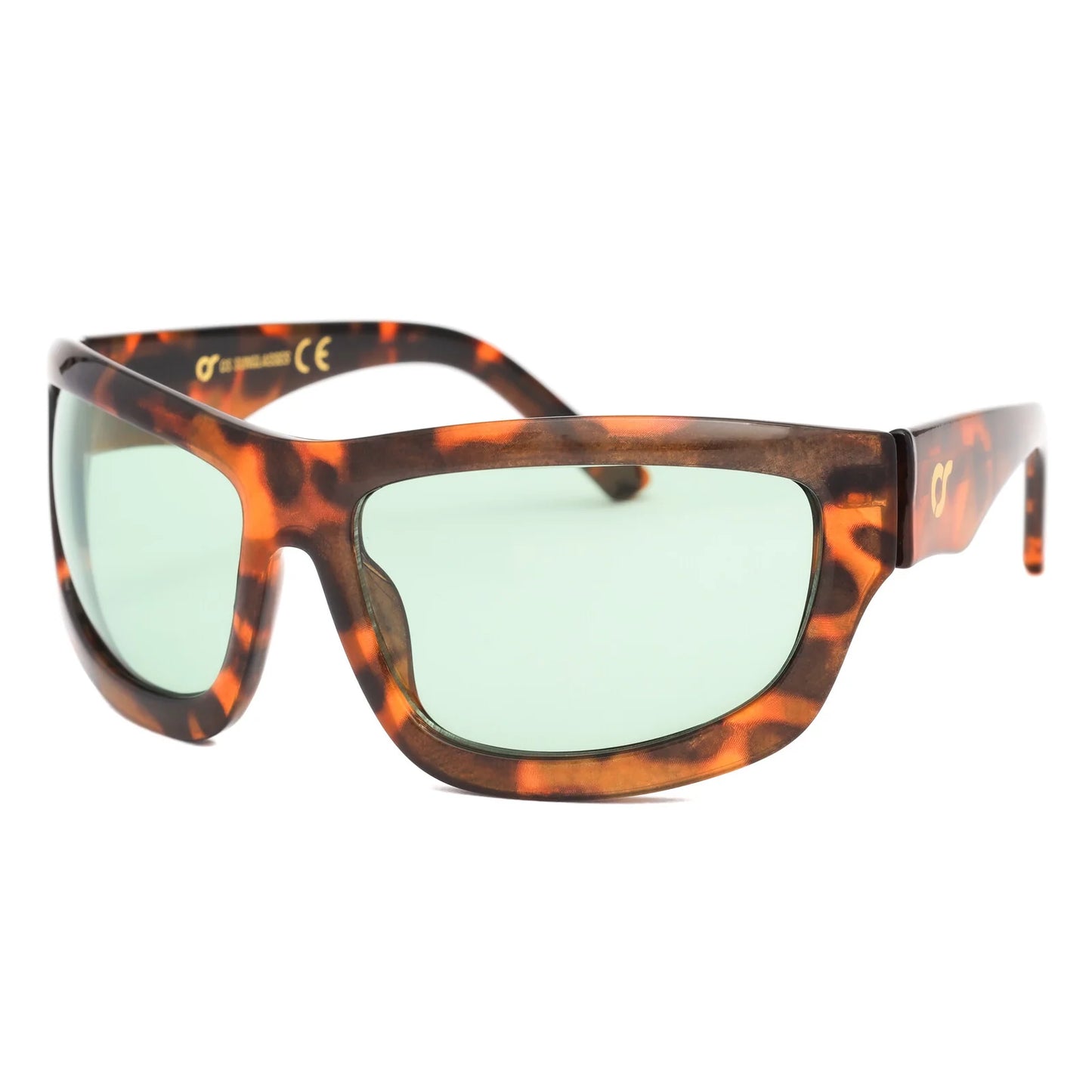 OS Sunglasses Atene tartarugato verde