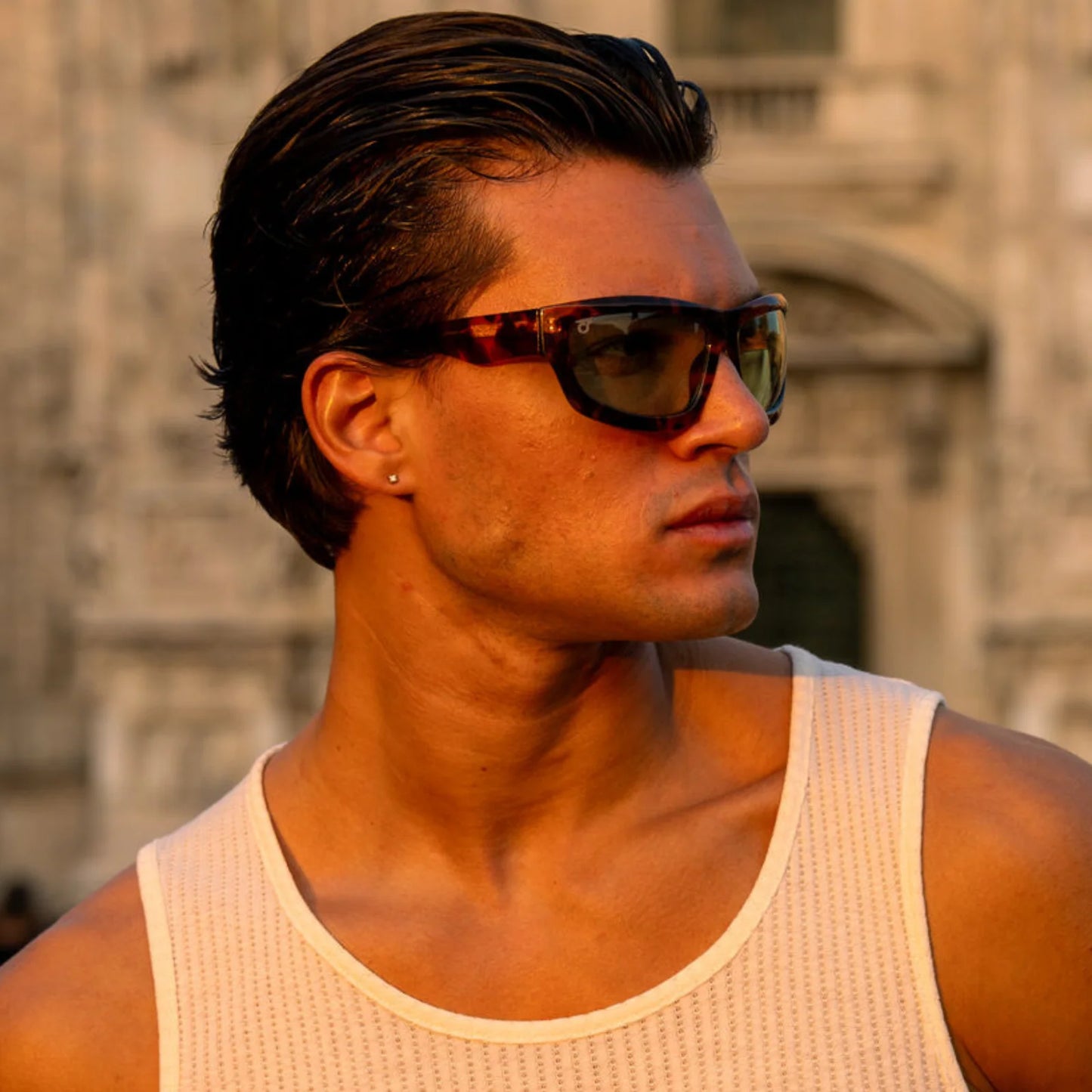 OS Sunglasses Atene tartarugato verde