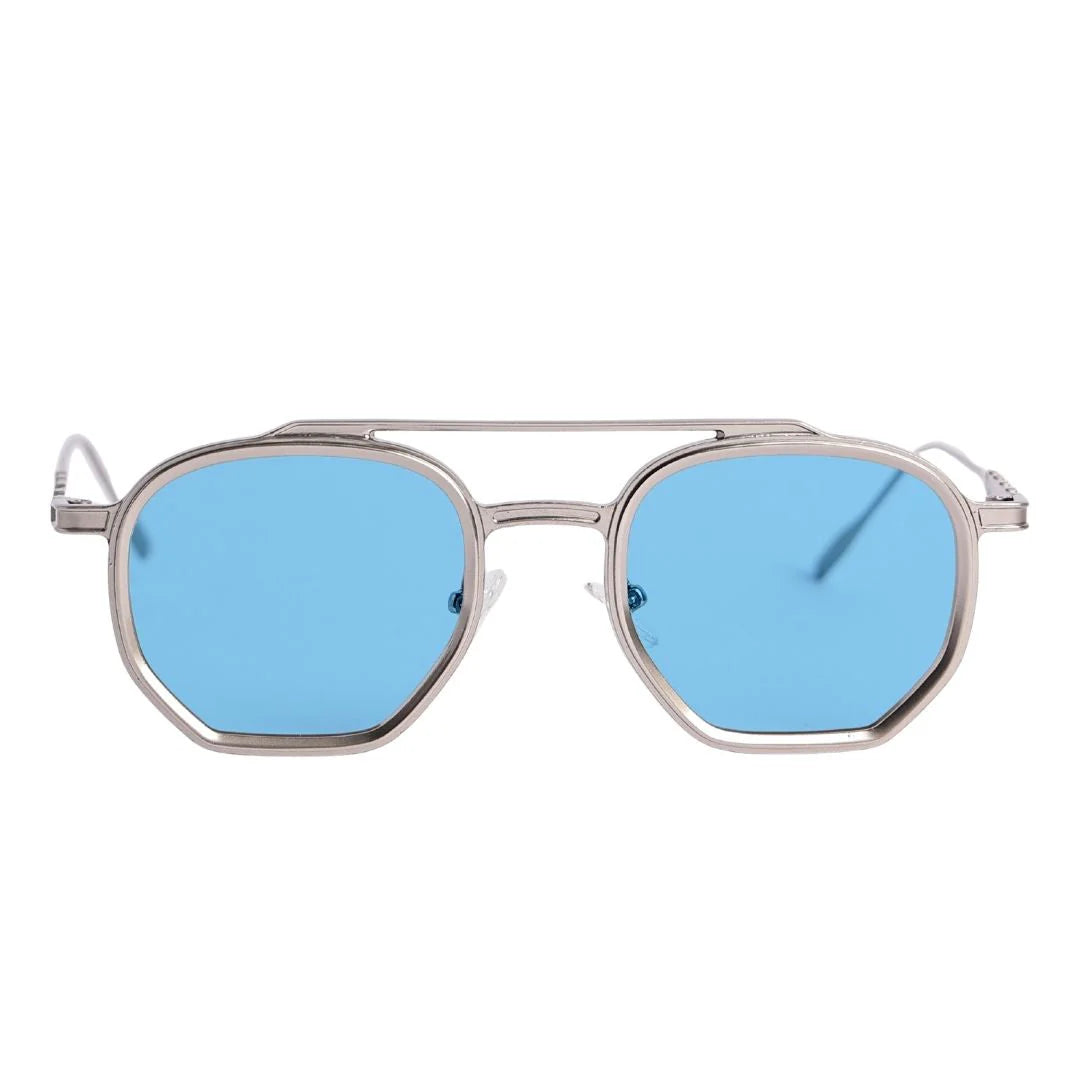 OS Sunglasses Baku Silver Azzurro
