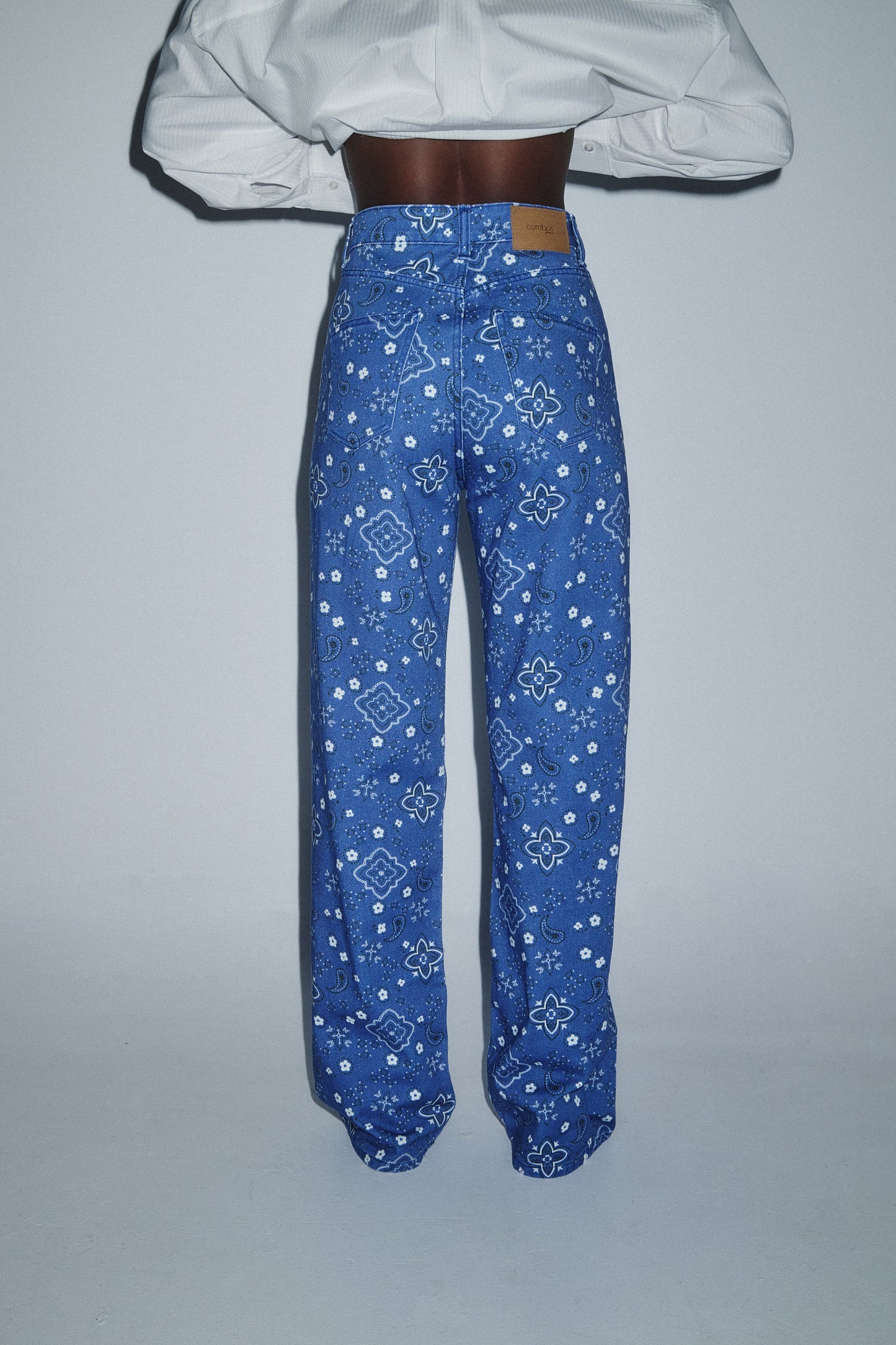 Denim Trouser Paisley