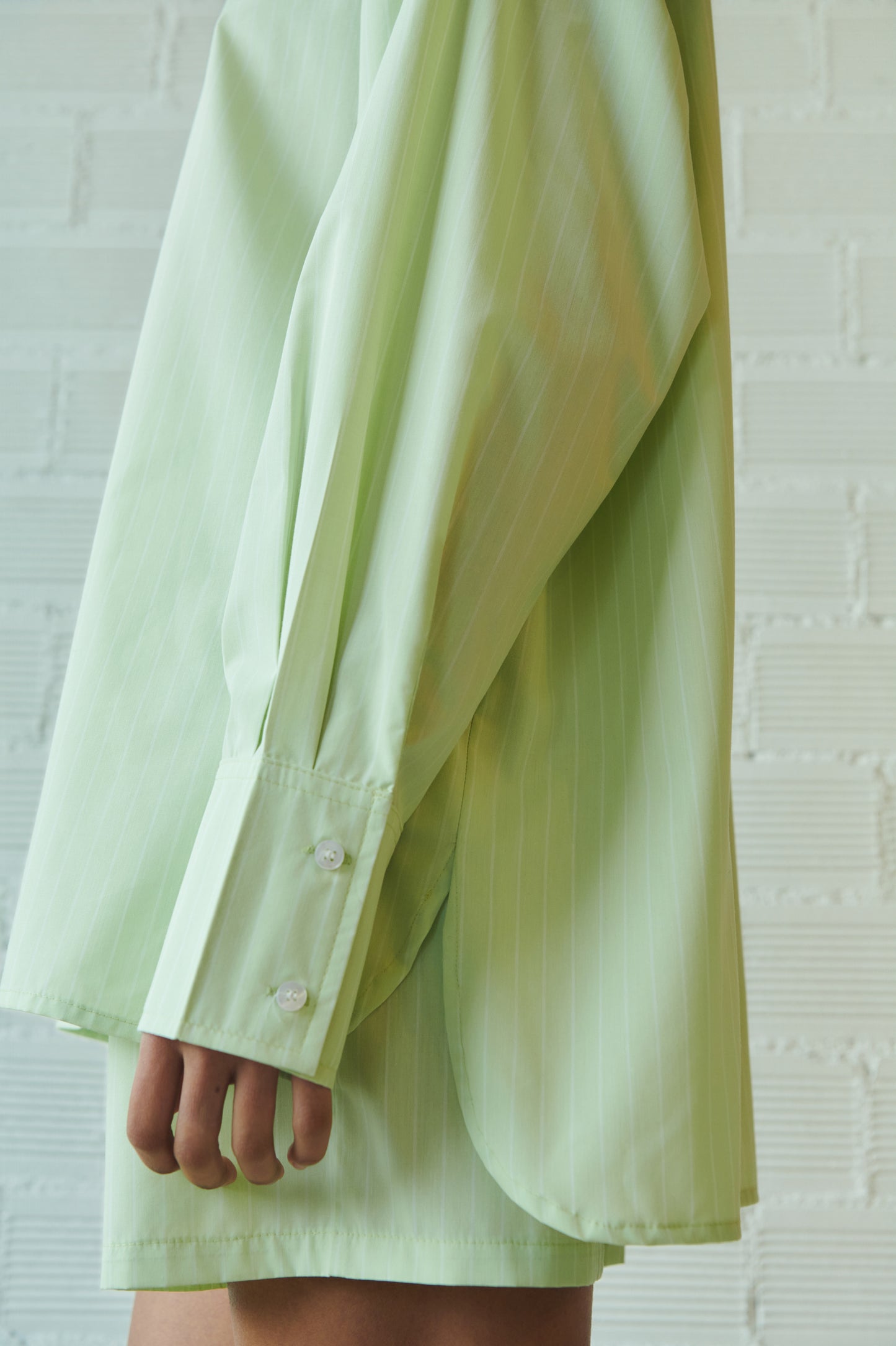 Shirt Striped - Light Green