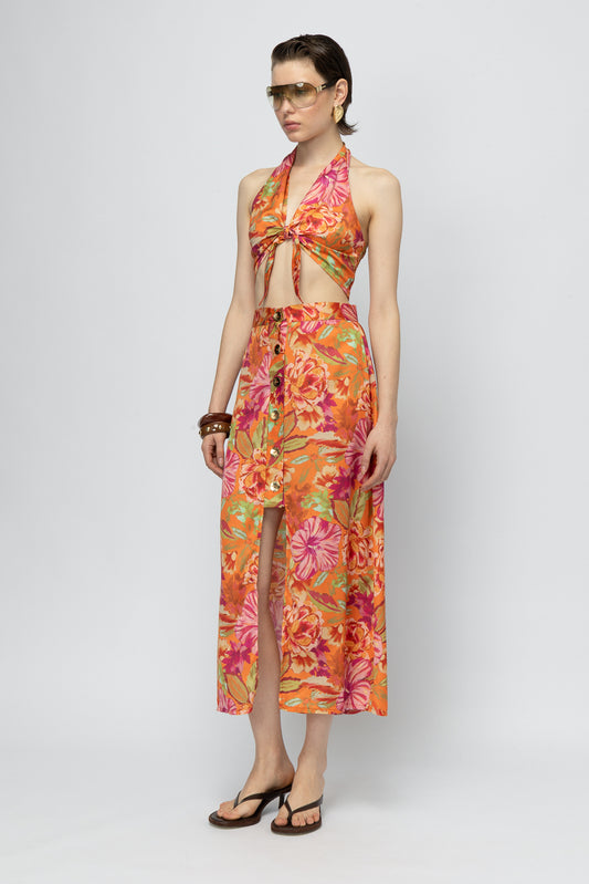 Salt Kiss Floral Skirt