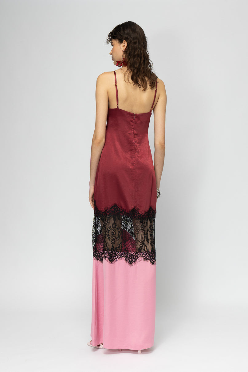 Savai Bordeaux Dress