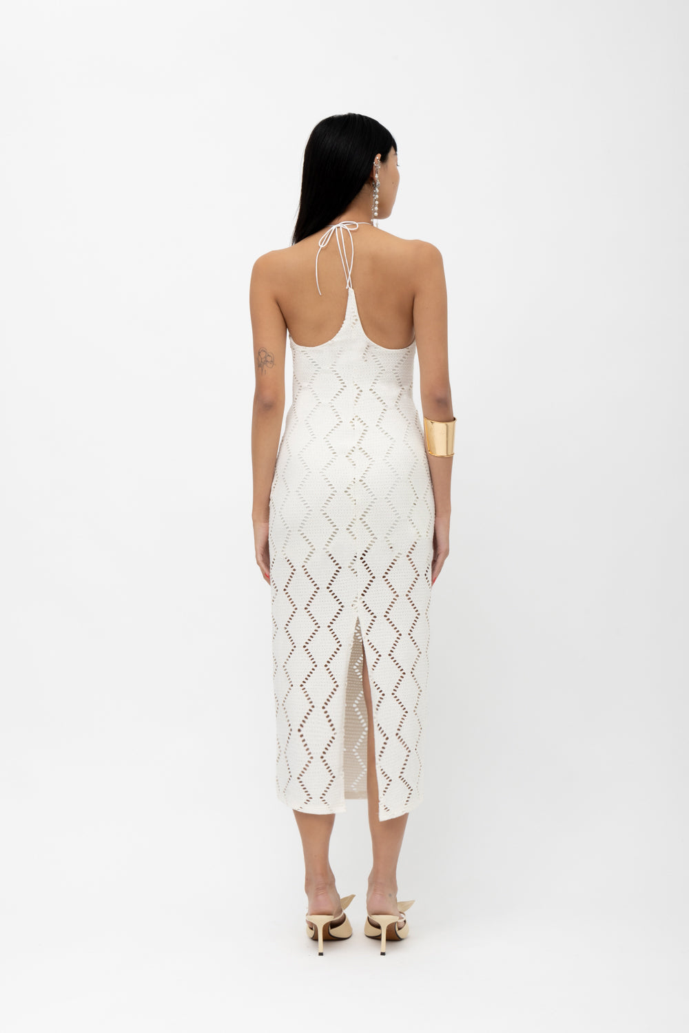 Azure White Dress