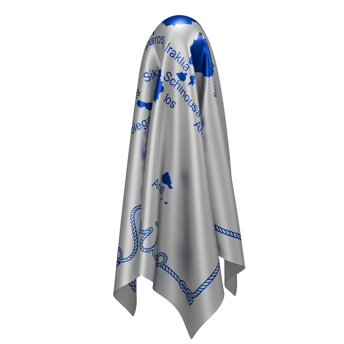 Trapezomadilou - Silk Scarf
