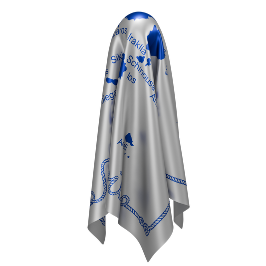 Trapezomadilou - Silk Scarf