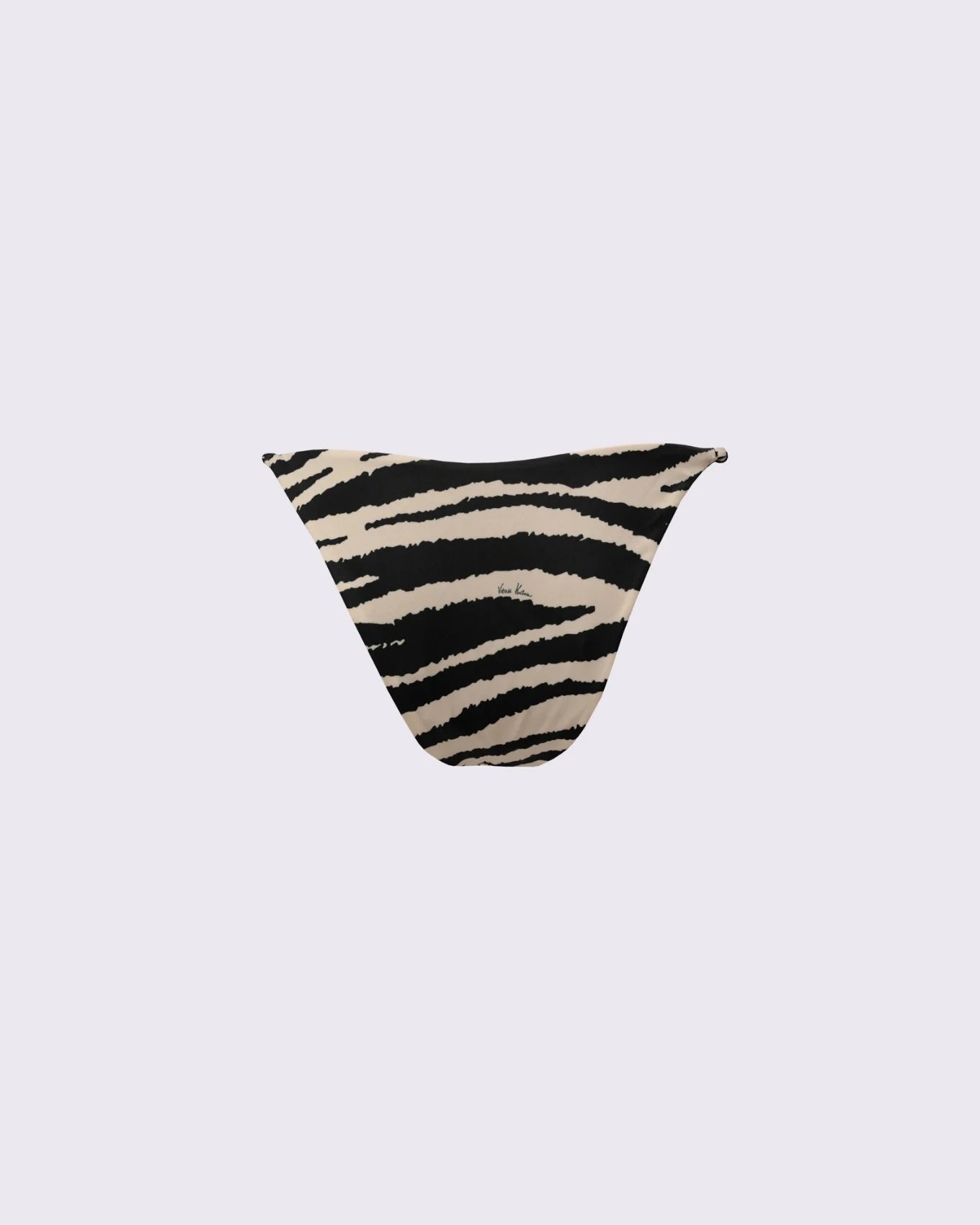 VK Zebra Print Thin Strap Bikini Bottoms