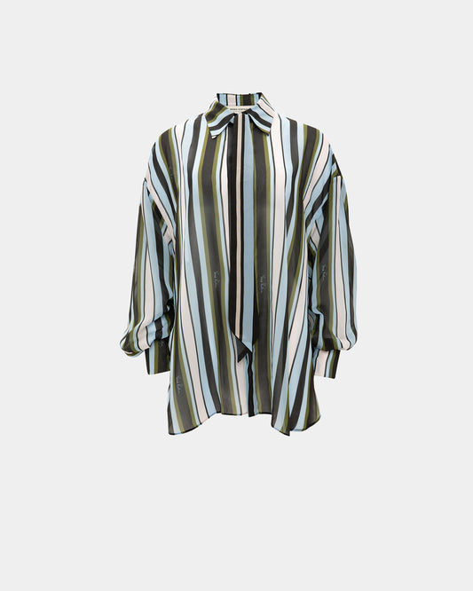 VK Blue Striped Shirt