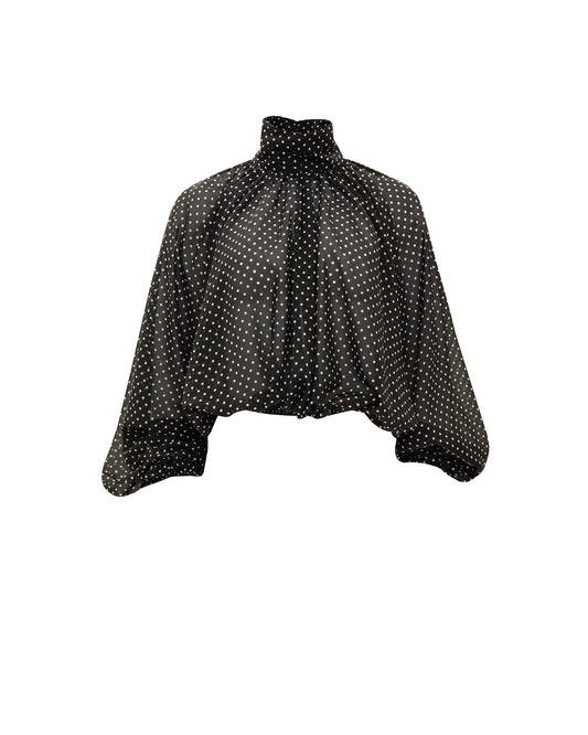 VK Black Polka Blouse