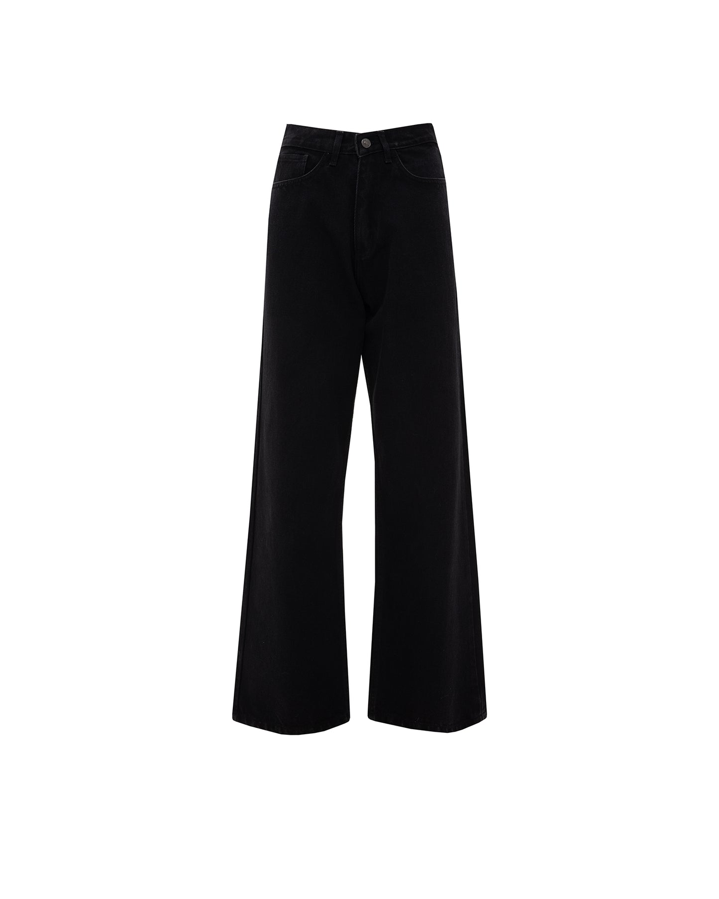 VK Black Straight-Line Jeans