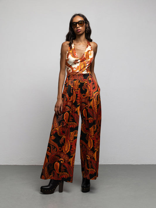 Doris Elast Waist Printed