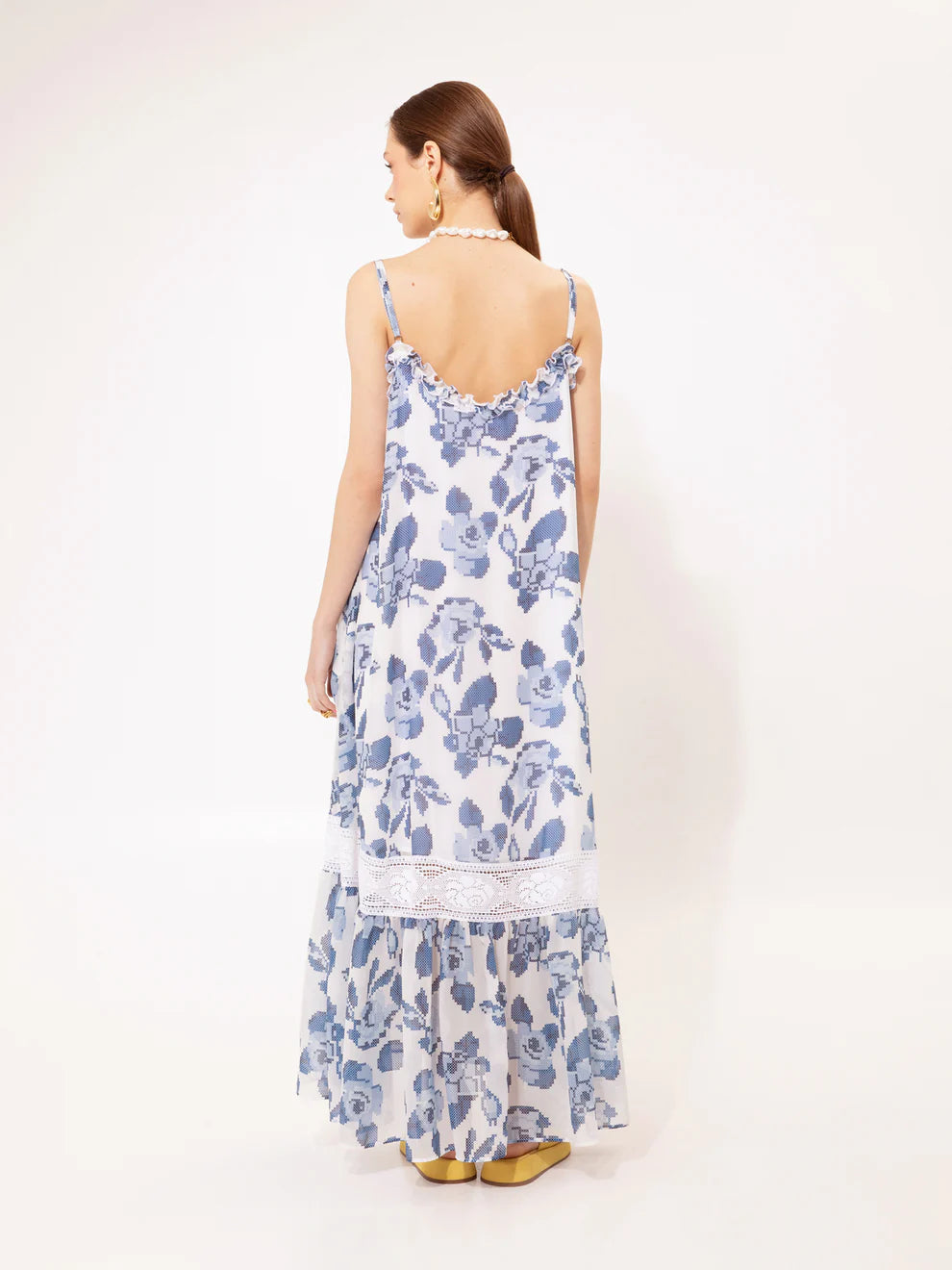 Tiered Chiffon Maxi Kentima Dress