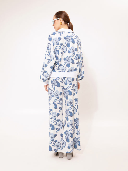 Sweeatpants Printed Blue Kentima