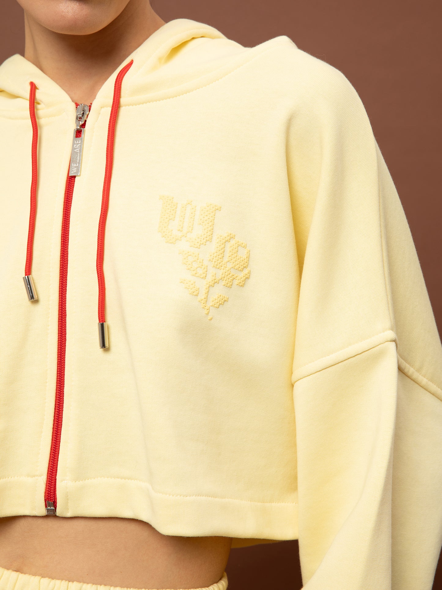 Futter Cropped Hoodie - Butter Yellow