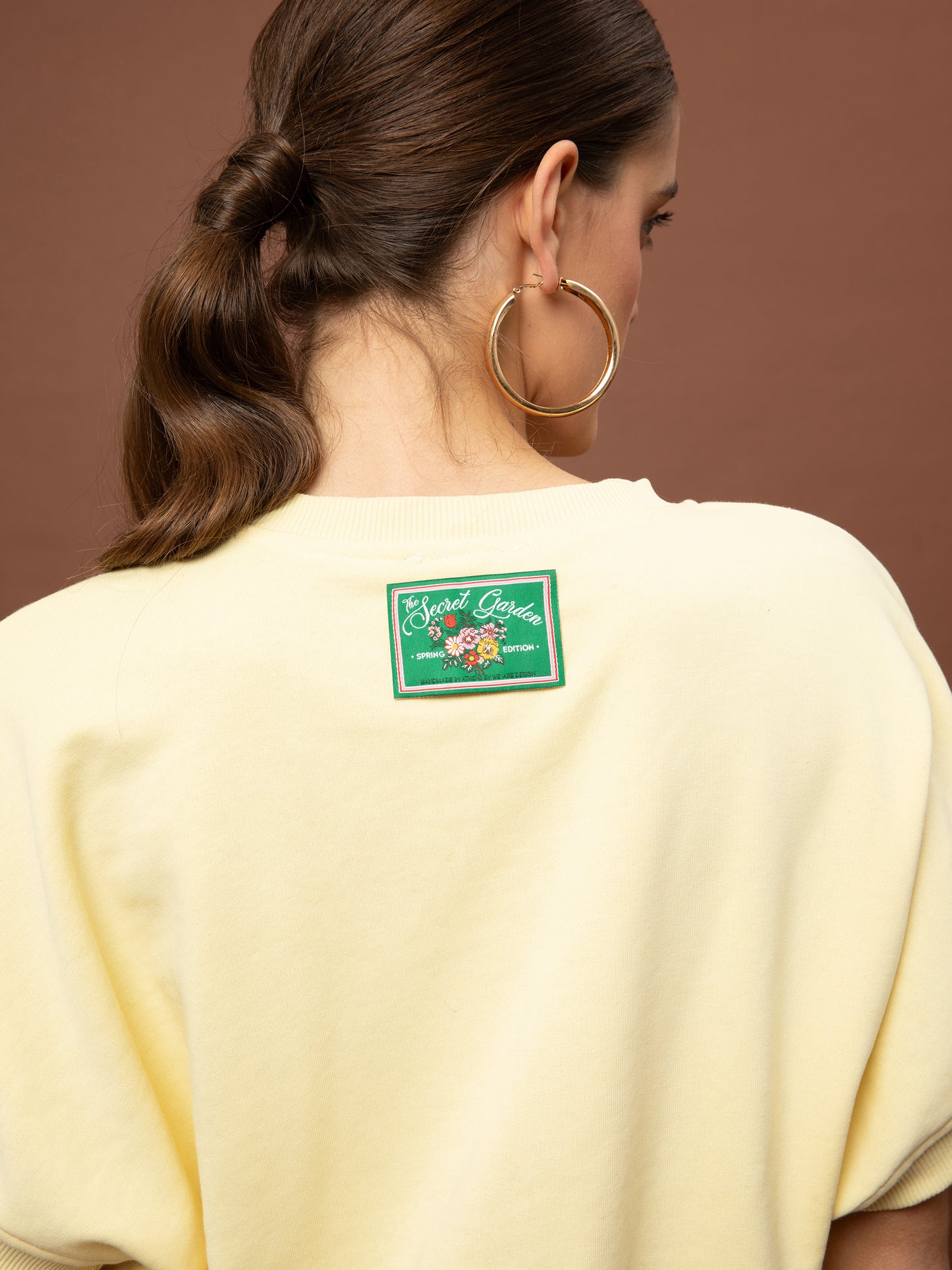Futter Cropped Top - Butter Yellow