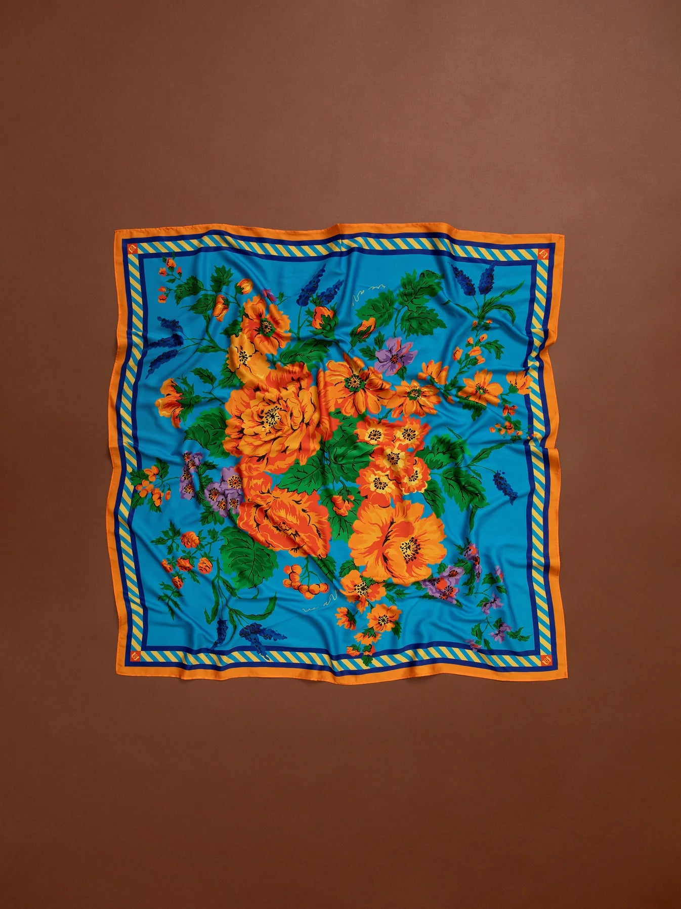 Satin Scarf/ Top - Tapetsaria Aqua