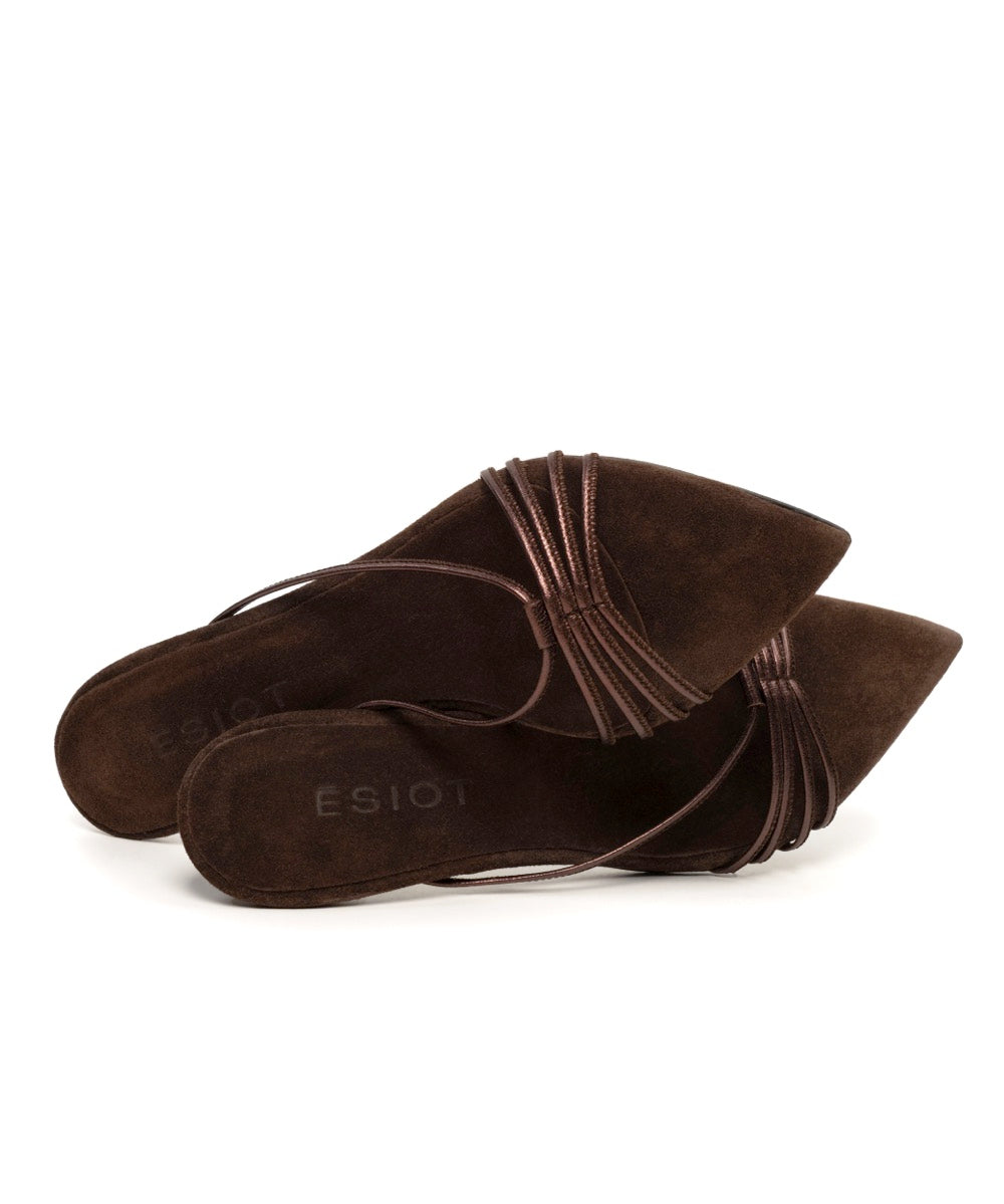 Zouloufi Esiot Kitten Heels I Brown