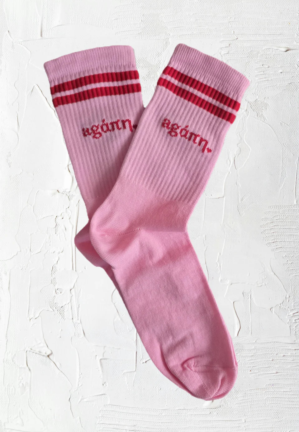 Agaph Unisex Sports Socks- Pink/Red
