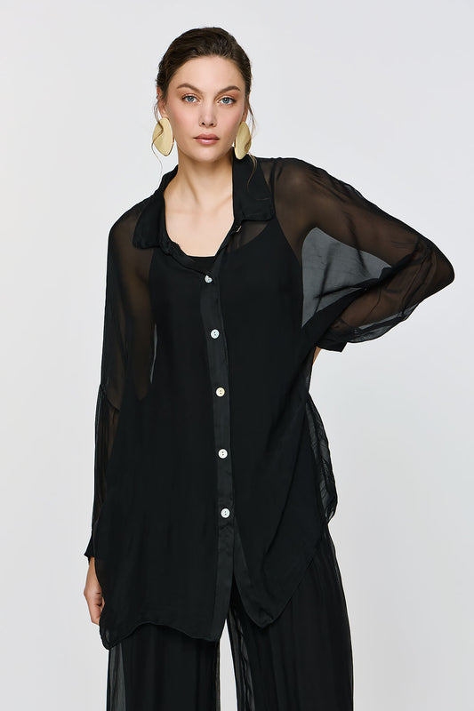 Alkyoni Shirt - Black
