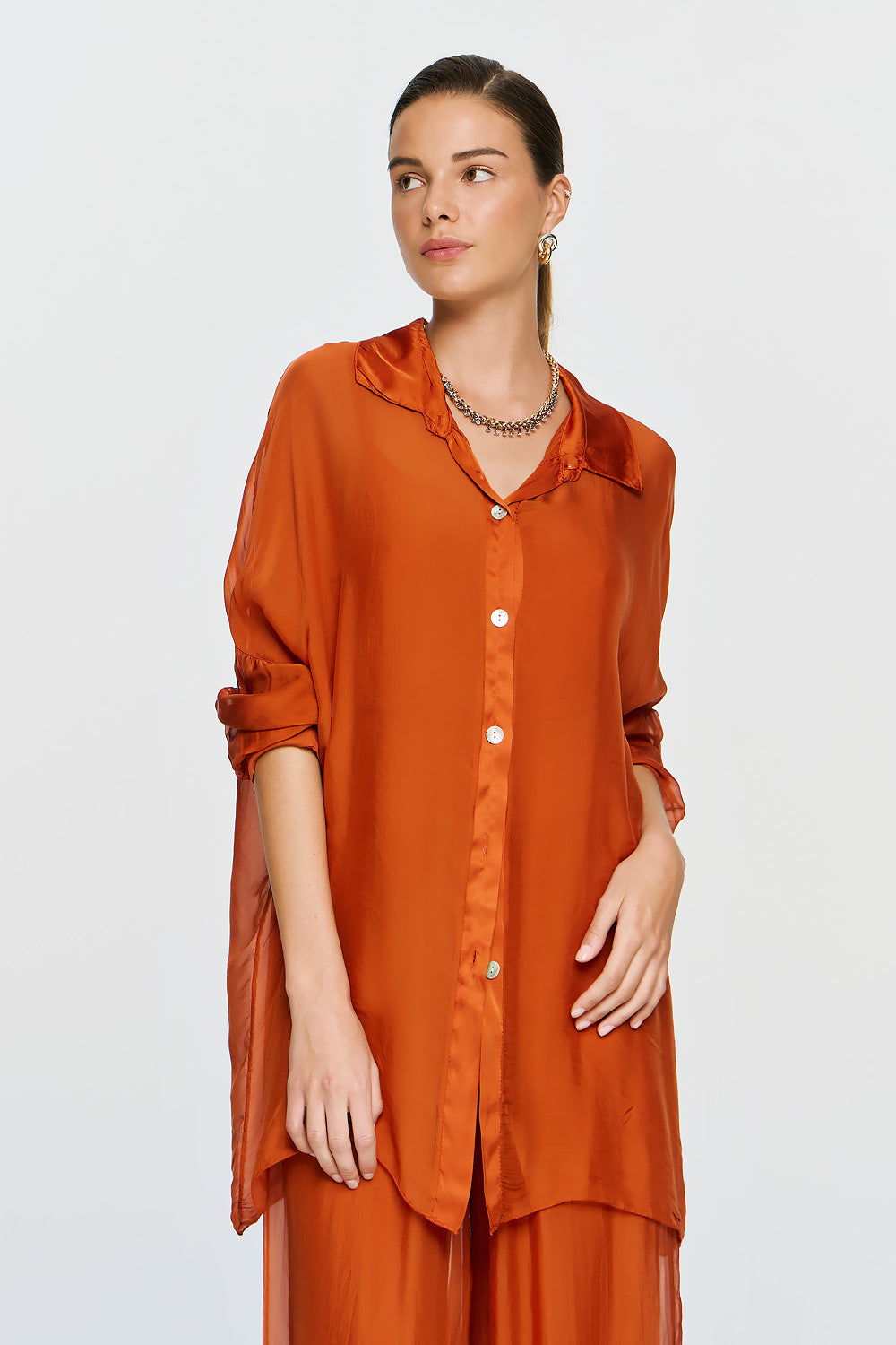 Alkyoni Shirt - Burnt Orange