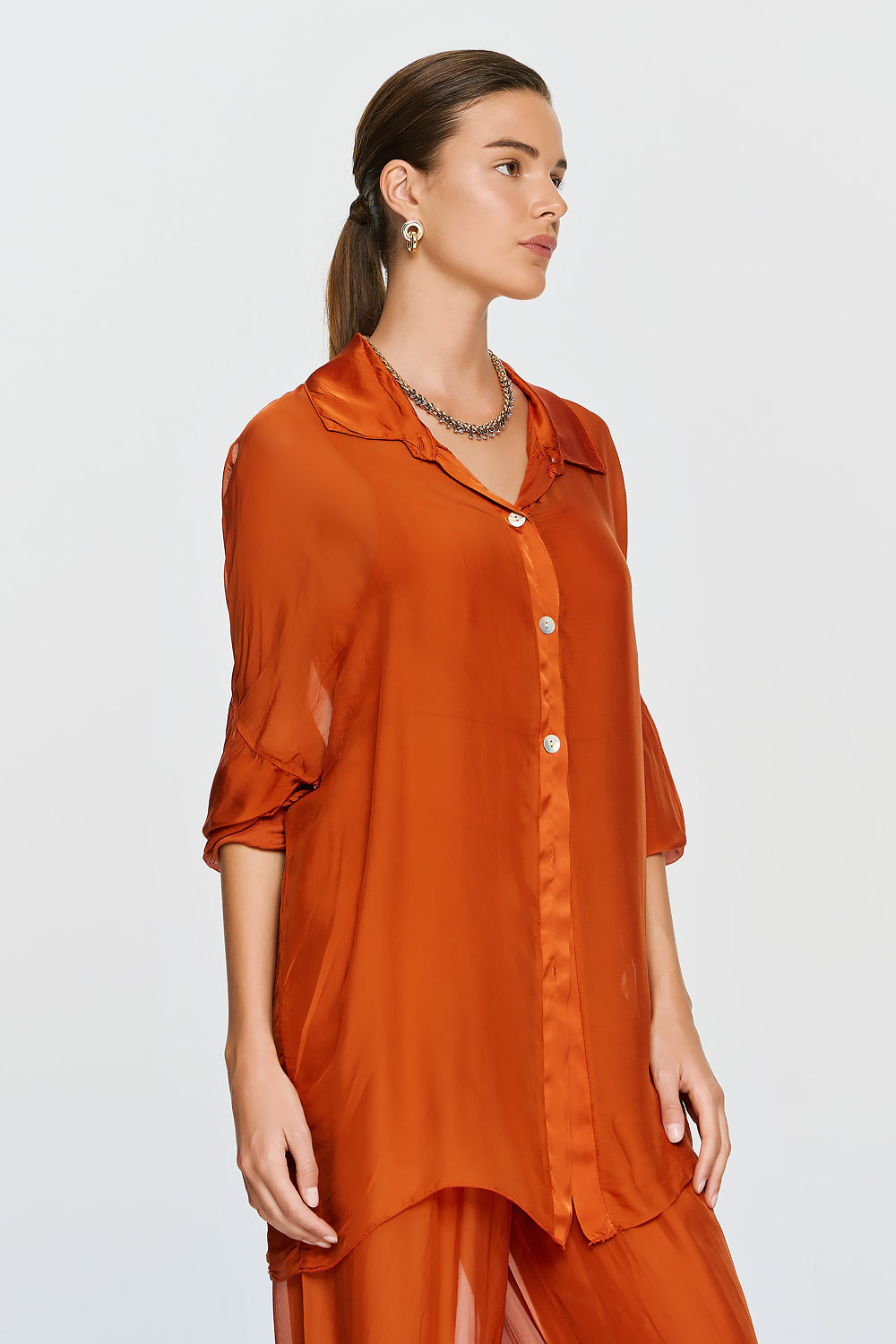 Alkyoni Shirt - Burnt Orange