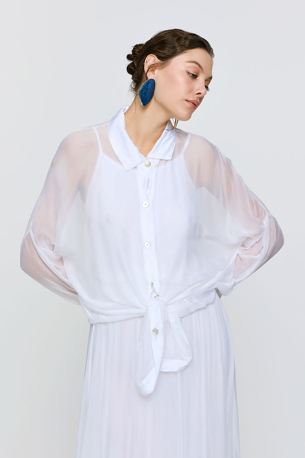 Alkyoni Shirt - White