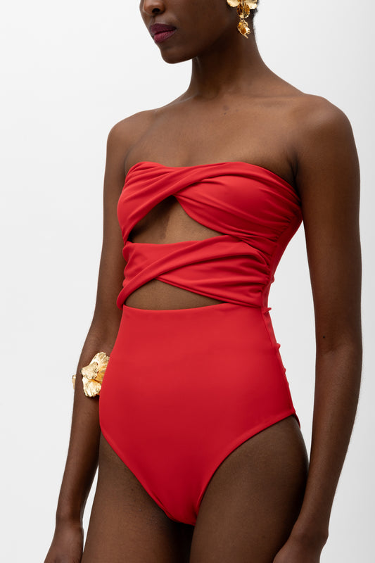 Arusha Red One Piece