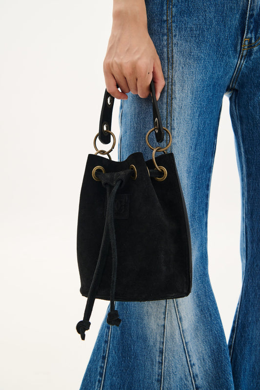 Bag Suede Bucket Rings