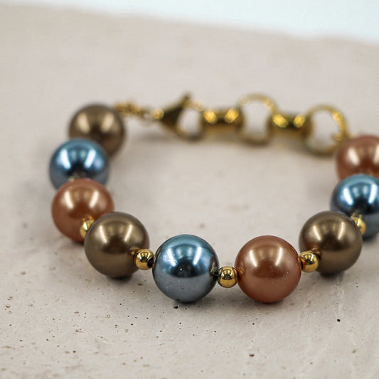 #0125-26 Colorful Perl Bracelet