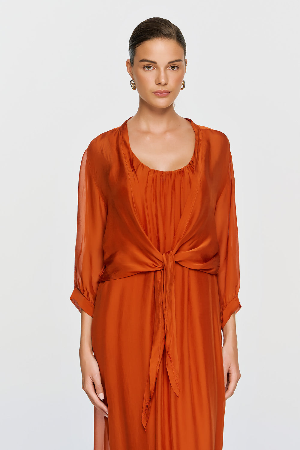 Chloe Top - Burnt Orange