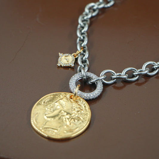#0123-222 Coin Necklace