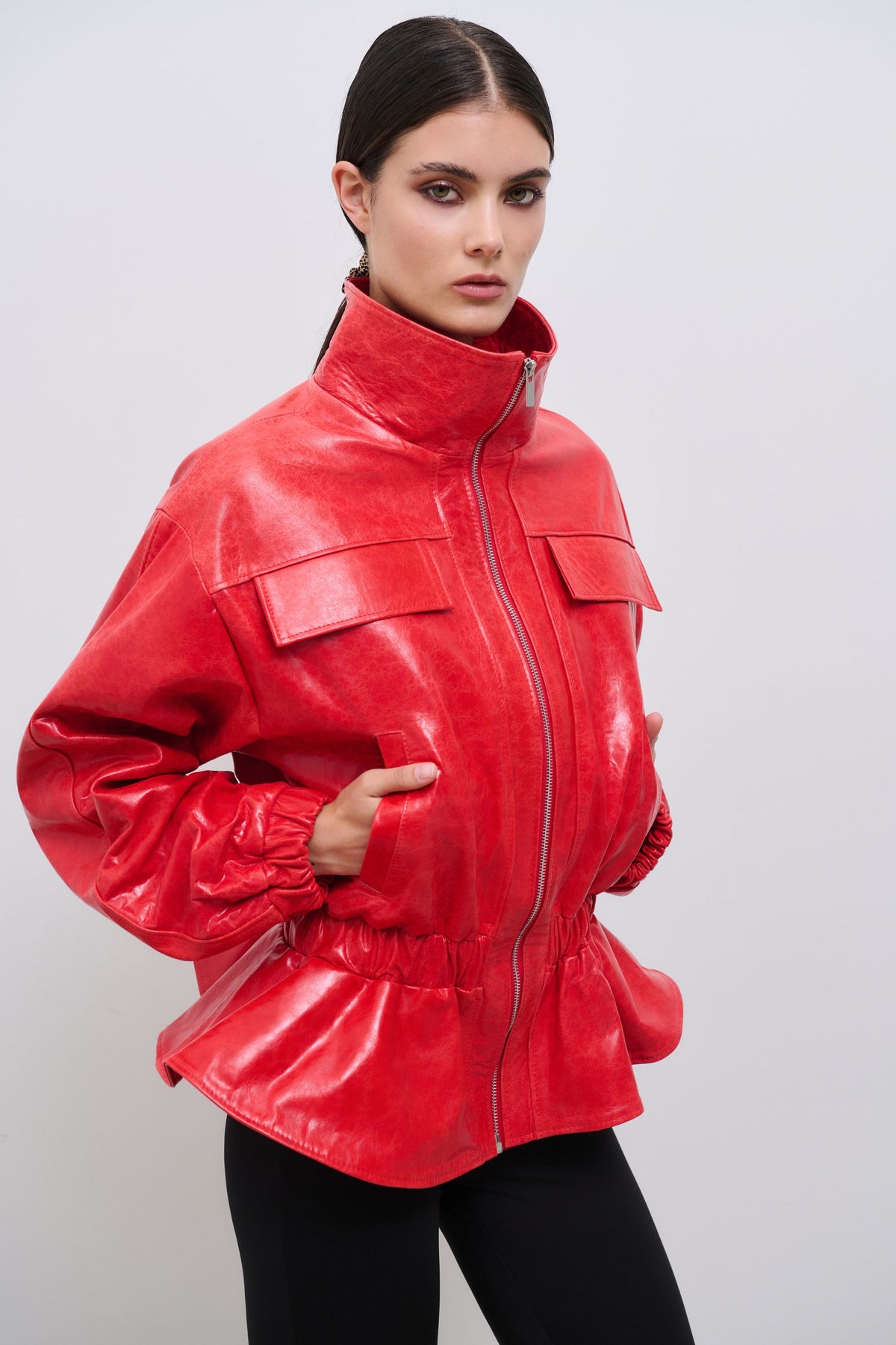 Carnation Leather Jacket